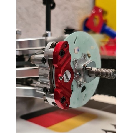 Einstellplatten für Mecatech Doppelkolbenbremse Eloxiert