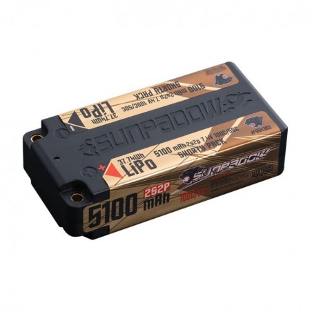 Sunpadow shorty Lipo gold 5100mah-7.4v-2s2p