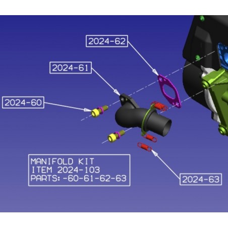 Mecatech Top Gun Krümmer Dichtung